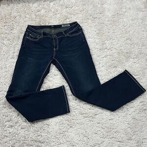 DH3 Chloe Dark Blue Women's Bootcut Jeans Sz 10x 32